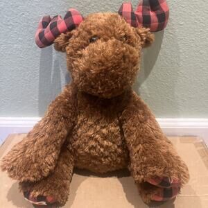 BAB Build A Bear the Christmas Moose Winter Wishes Stuffed Animal Plush 12inches